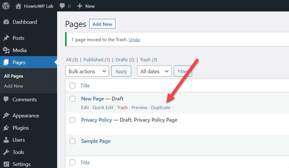 How to Duplicate a Page in WordPress [3 Easy Methods]