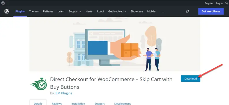Download The &Quot;Direct Checkout For Woocommerce&Quot; Plugin.